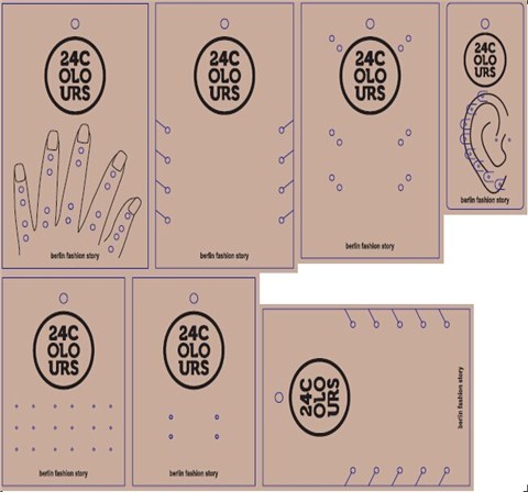 新款牛皮纸一对装耳环卡饰品包装卡片 厂家直销专业定制饰品包装